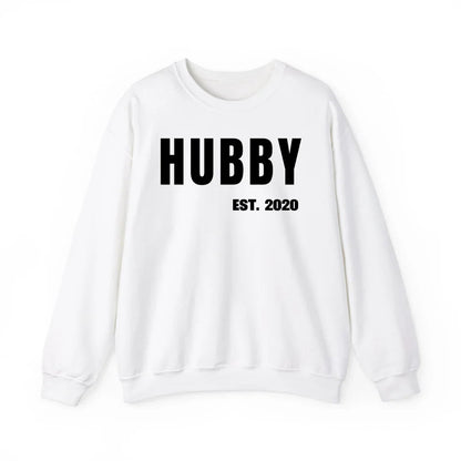 Sweatshirt Couple  Hubby mit Datum - mamagibt - #personalisiert#