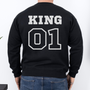 Sweatshirt Couple King and Queen - mamagibt - #personalisiert#