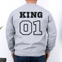 Sweatshirt Couple King and Queen - mamagibt - #personalisiert#