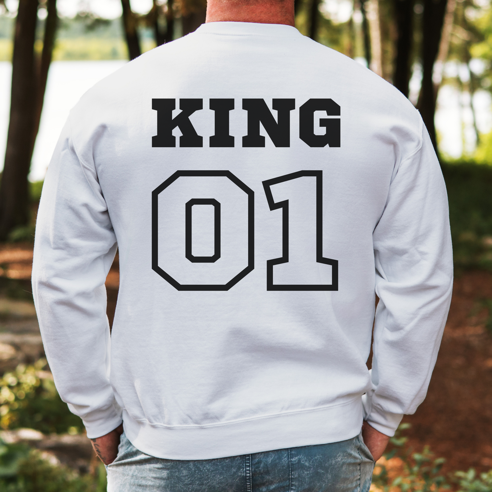 Sweatshirt Couple King and Queen - mamagibt - #personalisiert#