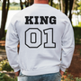 Sweatshirt Couple King and Queen - mamagibt - #personalisiert#