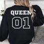 Sweatshirt Couple Queen - mamagibt - #personalisiert#