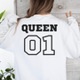 Sweatshirt Couple Queen - mamagibt - #personalisiert#