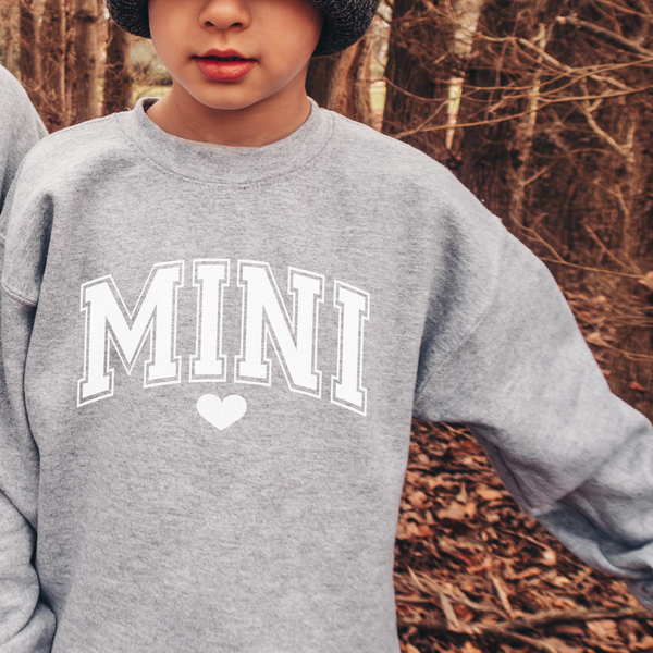 Sweatshirt Kinder Mama und Ich Weiß