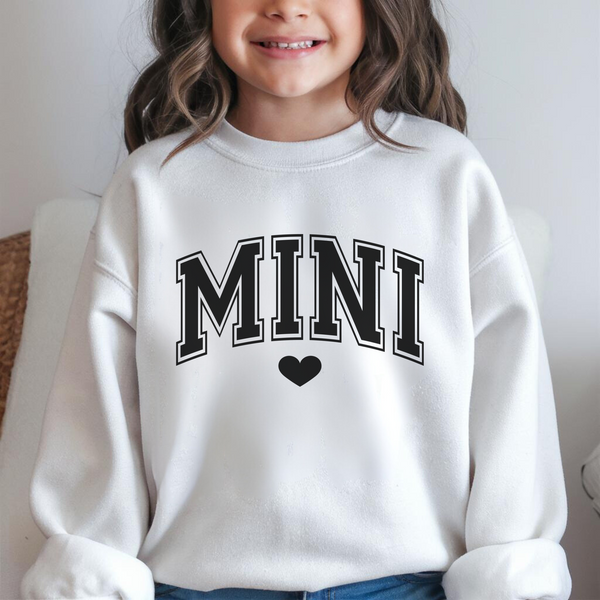 Sweatshirt Kinder Mama und Ich Schwarz