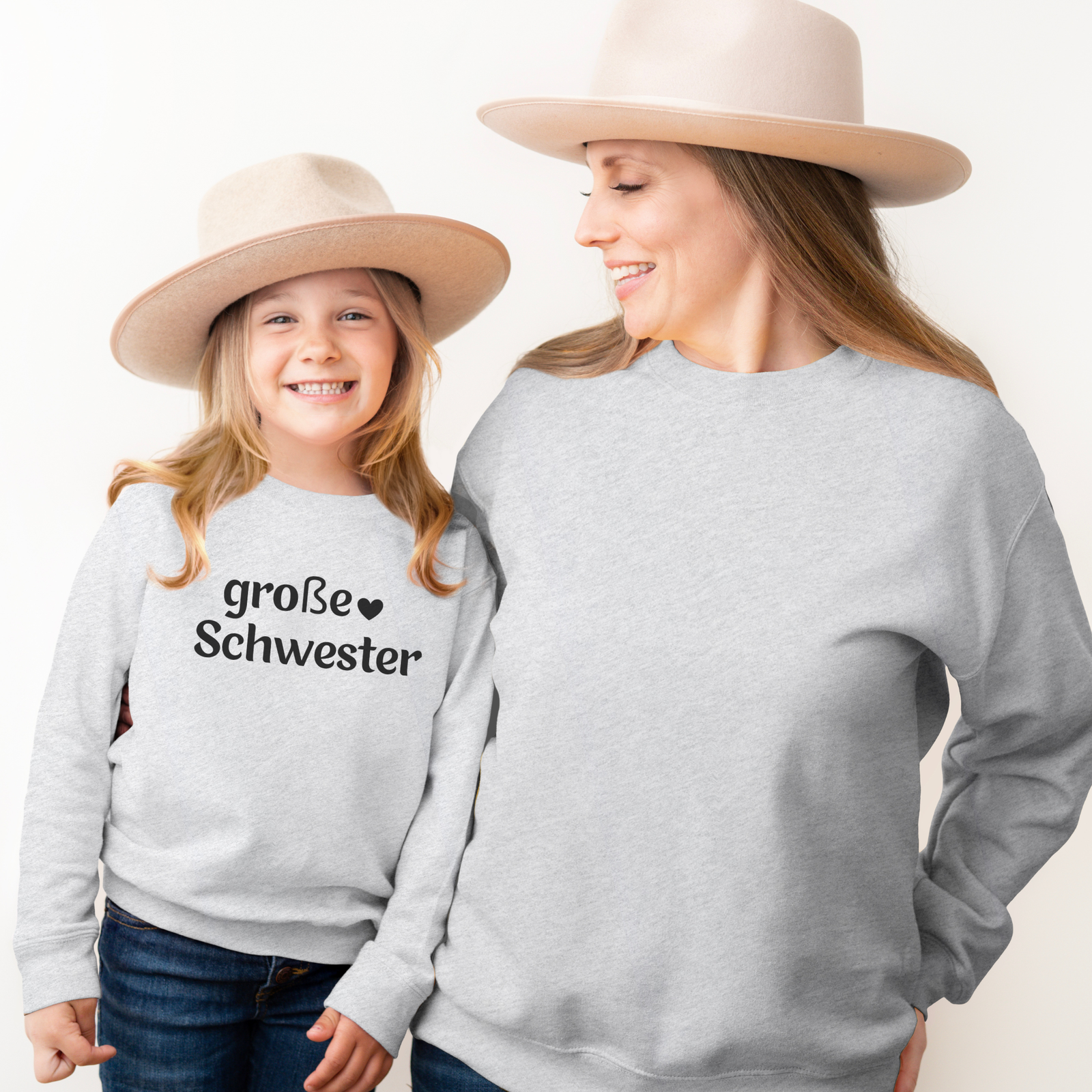 Sweatshirt Kinder große Schwester - mamagibt -  - #tag1# - #tag2#