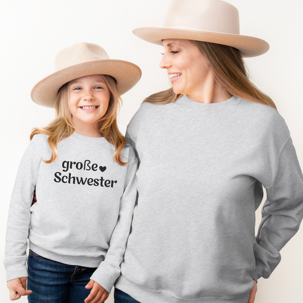 Sweatshirt Kinder große Schwester