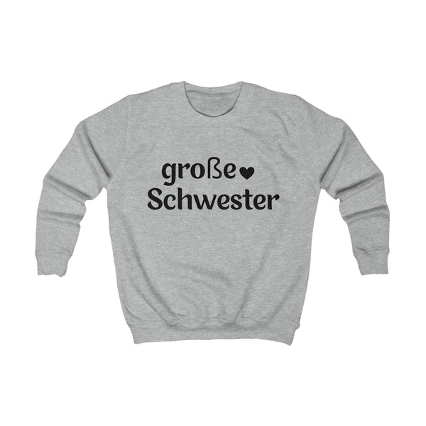Sweatshirt Kinder große Schwester