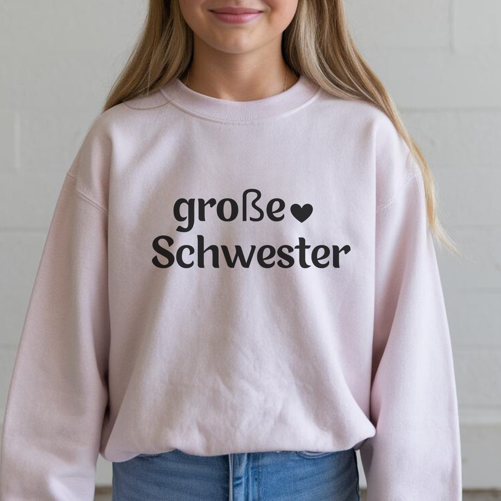 Sweatshirt Kinder große Schwester - mamagibt -  - #tag1# - #tag2#