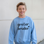 Sweatshirt Kinder großer Bruder - mamagibt -  - #tag1# - #tag2#