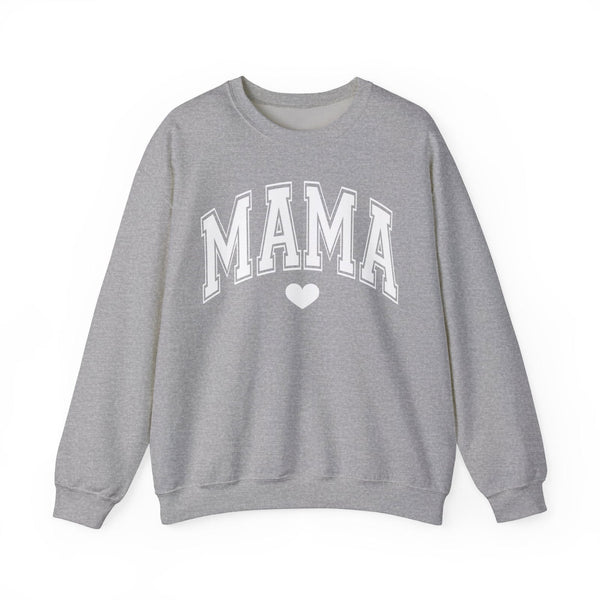 Sweatshirt Mama und Mini Weiß