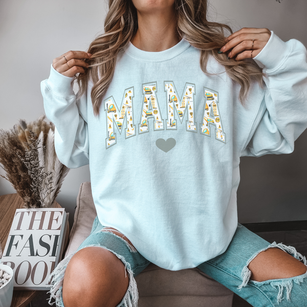 Sweatshirt Mama und Mini Bagger