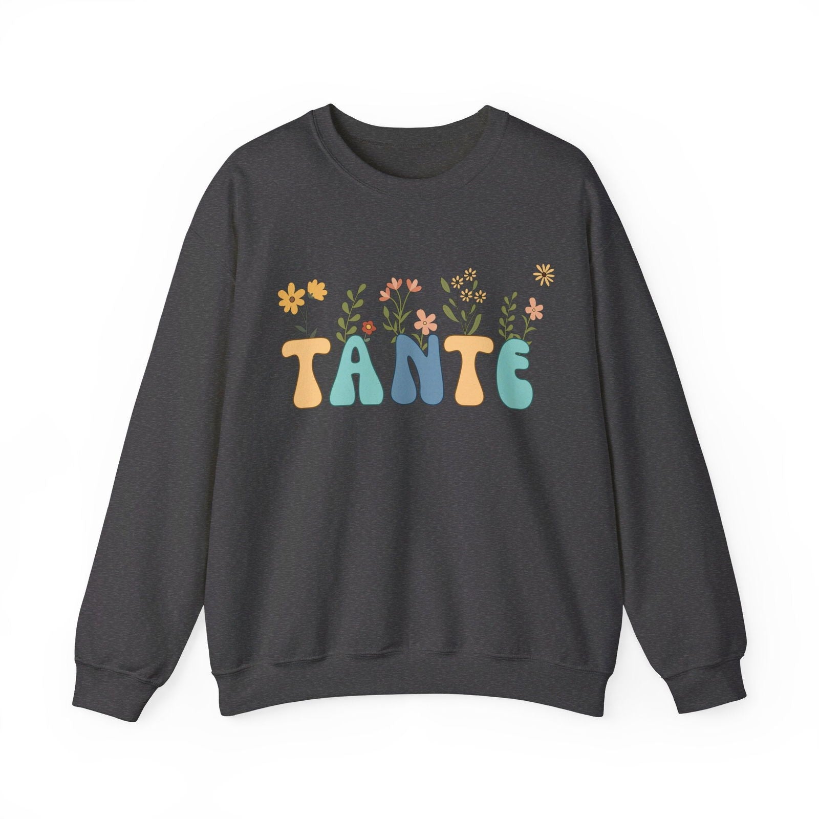 Sweatshirt Tante mit Blumen - mamagibt -  - #tag1# - #tag2#