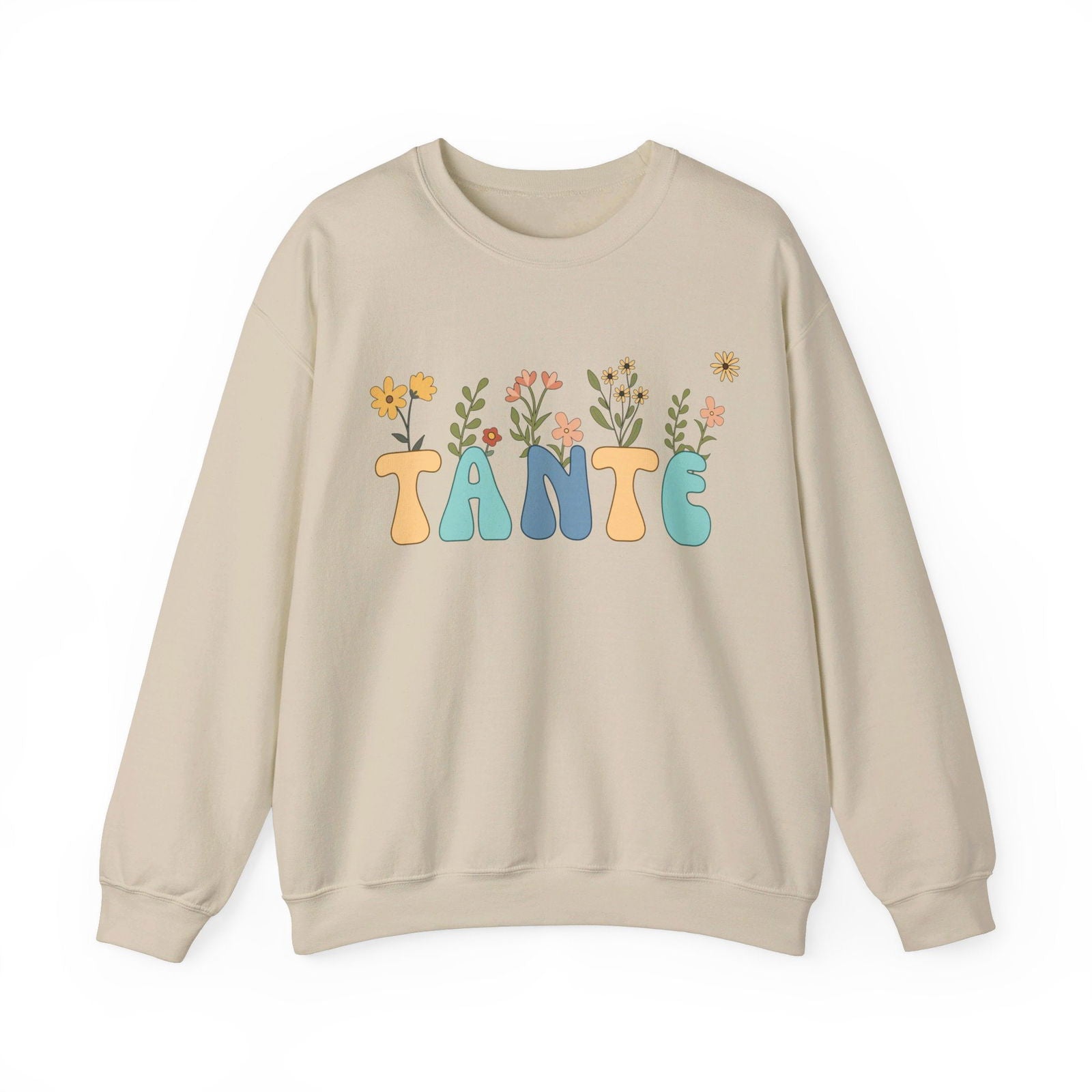 Sweatshirt Tante mit Blumen - mamagibt -  - #tag1# - #tag2#
