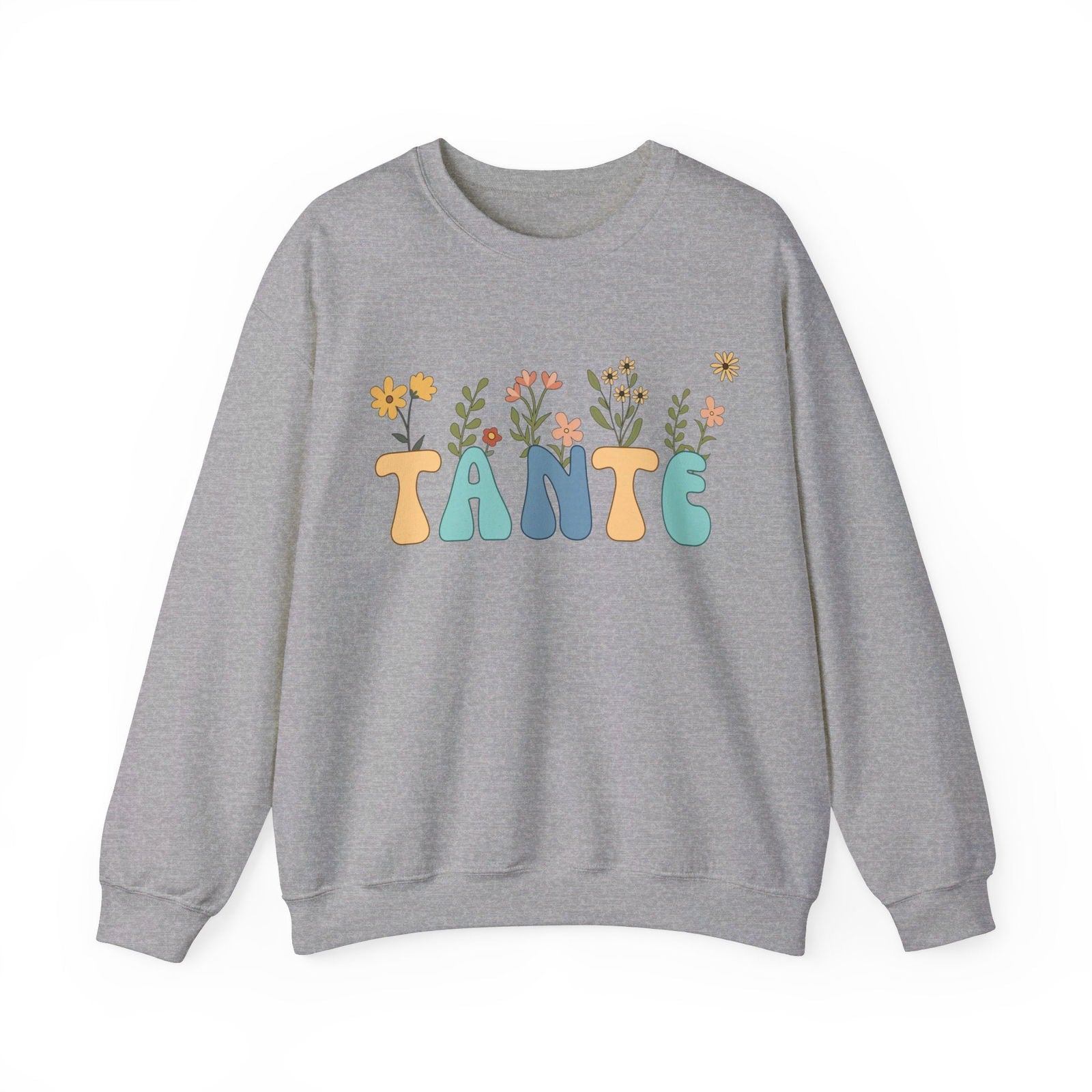 Sweatshirt Tante mit Blumen - mamagibt -  - #tag1# - #tag2#