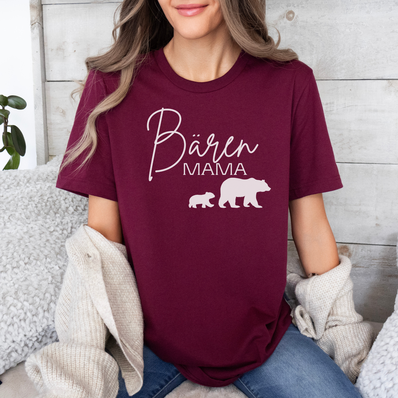 T-Shirt Bären Mama Druck - mamagibt -  - #tag1# - #tag2#