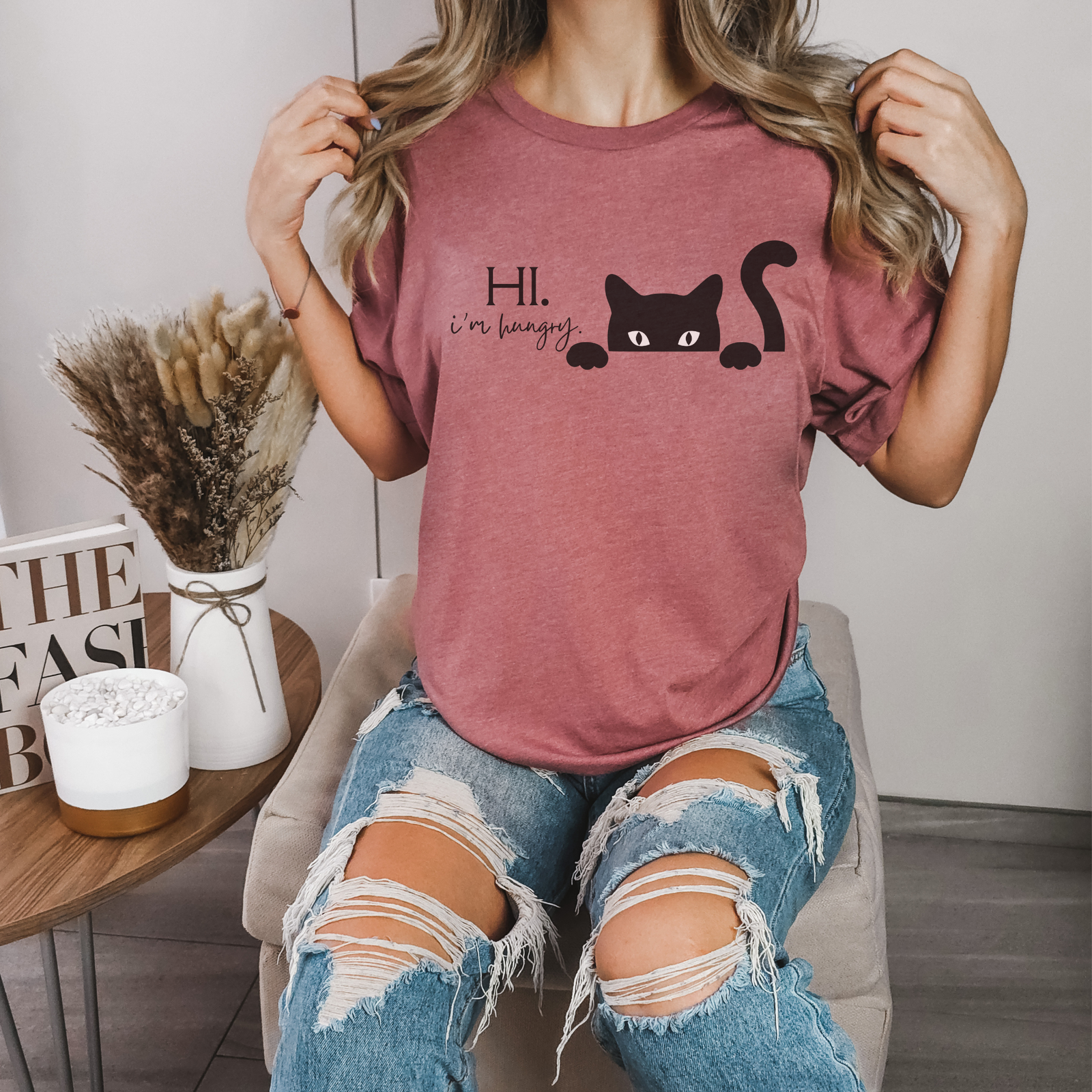 T-Shirt  Haustier "Hi, i'm hungry" - mamagibt -  - #tag1# - #tag2#