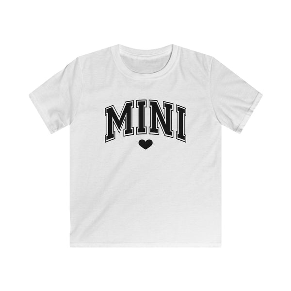 T-Shirt Kinder Mama und Ich Schwarz