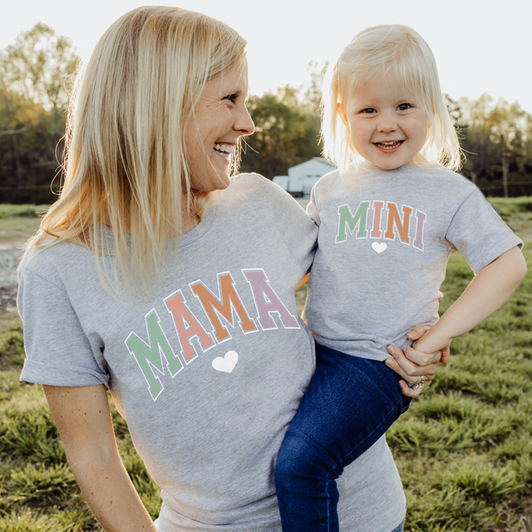 T-Shirt Mama und Mini Aspen Sky
