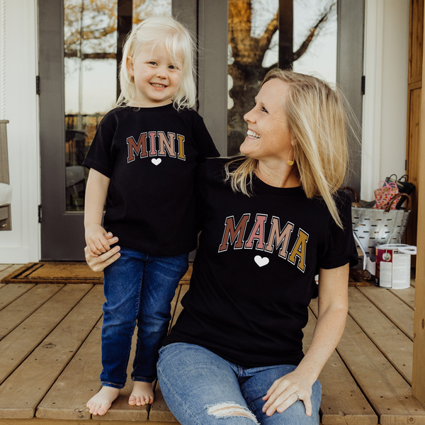 T-Shirt Mama und Mini Oxford Dunes