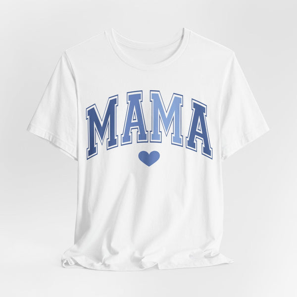 T-Shirt Mama und Mini Blau