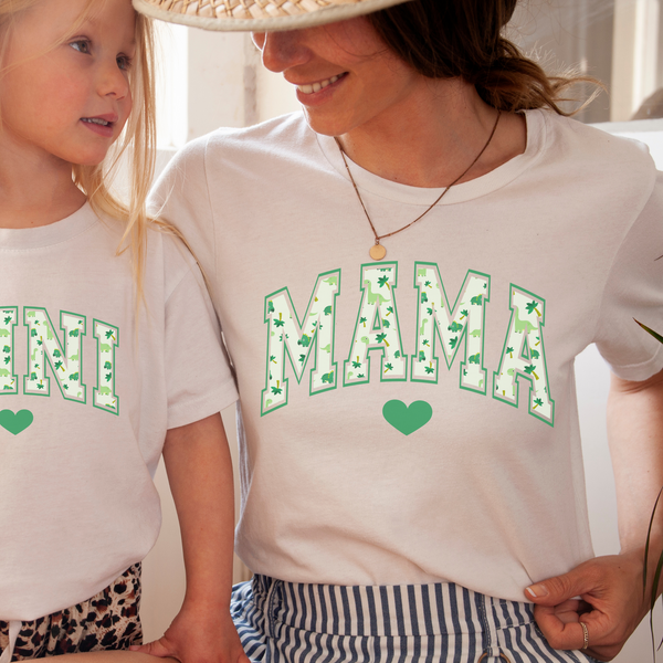 T-Shirt Mama und Mini Dinosaurier