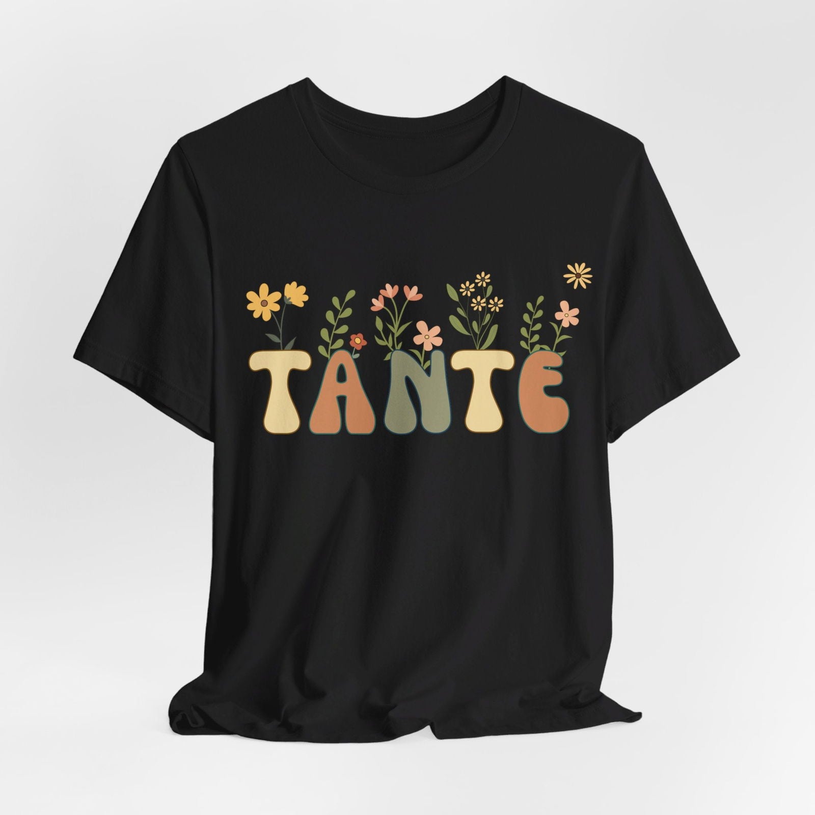 T-Shirt Tante mit Blumen - mamagibt -  - #tag1# - #tag2#