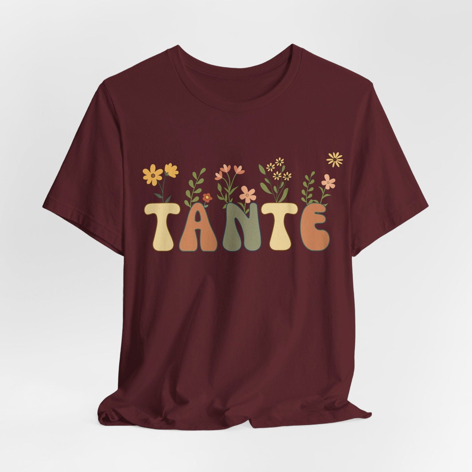 T-Shirt Tante mit Blumen - mamagibt -  - #tag1# - #tag2#
